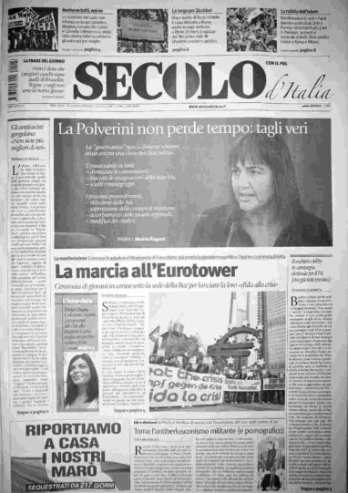 sabato 22 settembre 2012