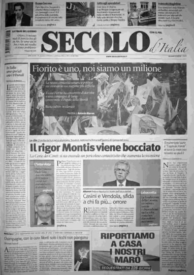 mercoledì 3 ottobre 2012