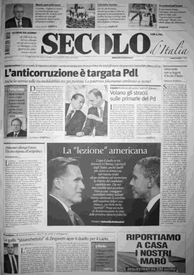 venerdì 5 ottobre 2012