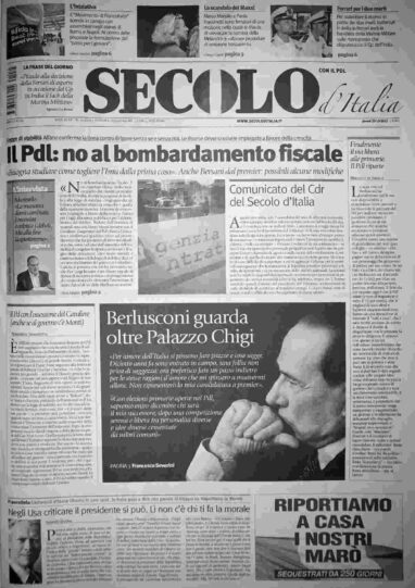 giovedì 25 ottobre 2012