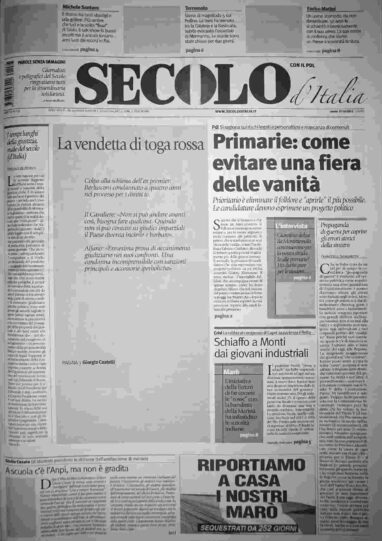 sabato 27 ottobre 2012