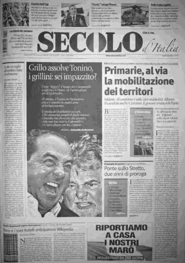 venerdì 2 novembre 2012