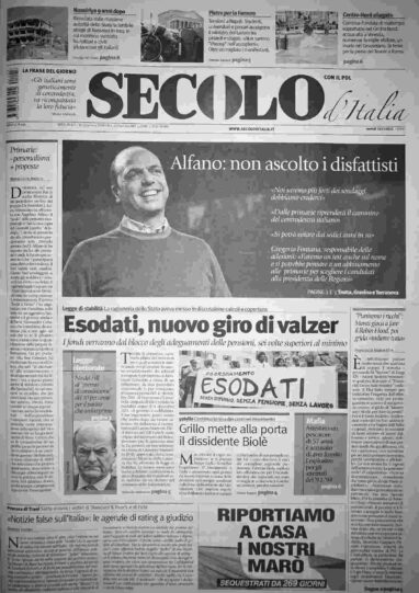 martedì 13 novembre 2012