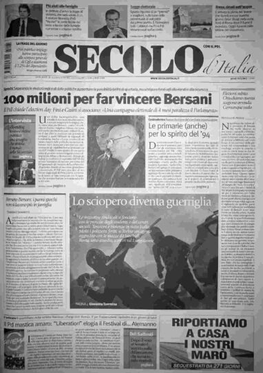 giovedì 15 novembre 2012