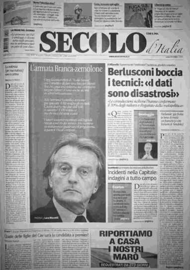 sabato 17 novembre 2012