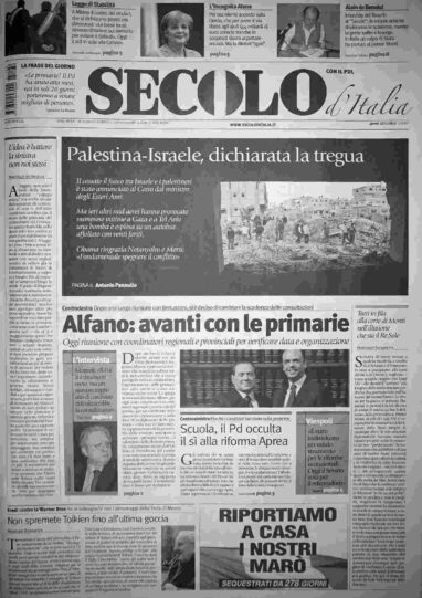 giovedì 22 novembre 2012