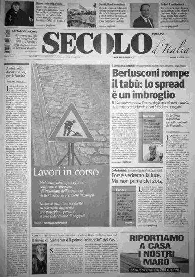 mercoledì 12 dicembre 2012