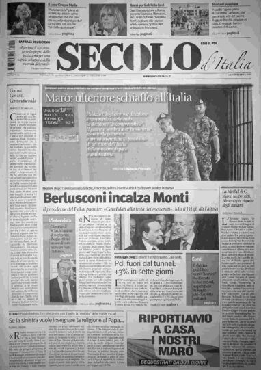 sabato 15 dicembre 2012