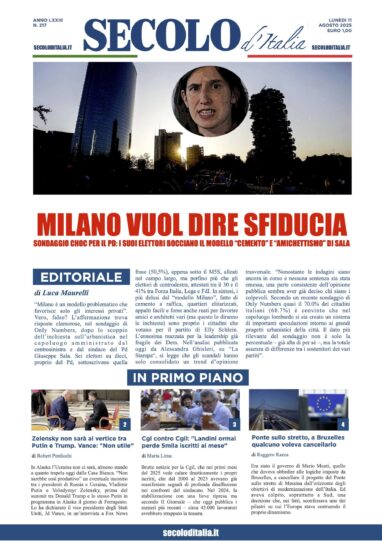 Lunedì 11 agosto 2025