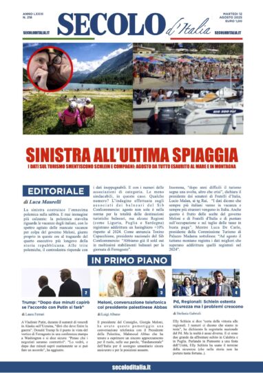 Martedì 12 agosto 2025