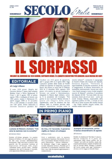 Mercoledì 13 agosto 2025