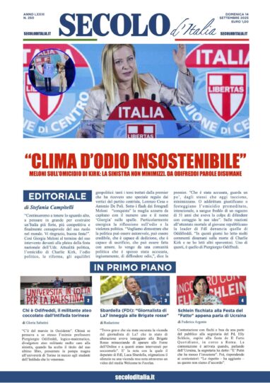 Domenica 14 settembre 2025