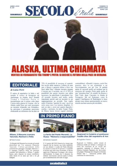 Venerdì 15 agosto 2025