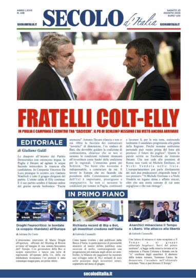 Sabato 23 agosto 2025