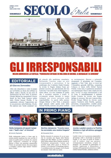 Giovedì 25 settembre 2025