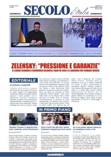 Sabato 6 settembre 2025