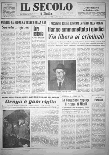 giovedì 9 gennaio 1975