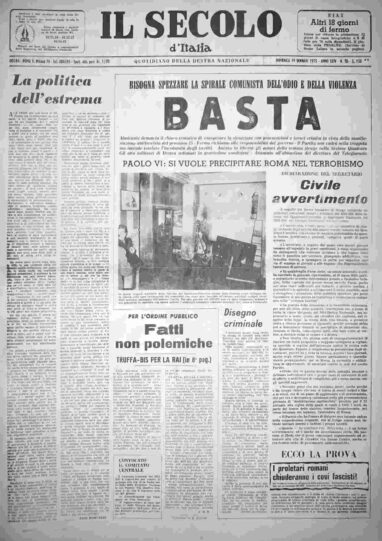 domenica 19 gennaio 1975