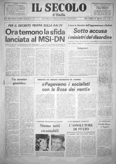 sabato 25 gennaio 1975