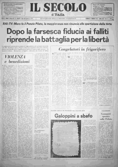domenica 9 febbraio 1975