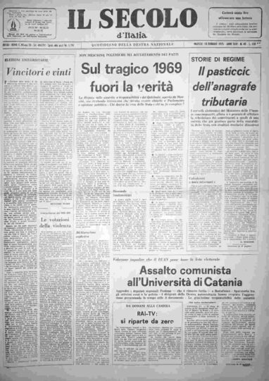 martedì 18 febbraio 1975