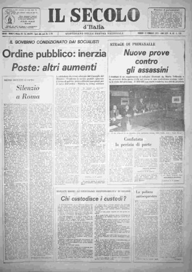 venerdì 21 febbraio 1975