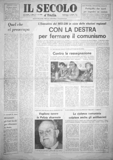 domenica 9 marzo 1975