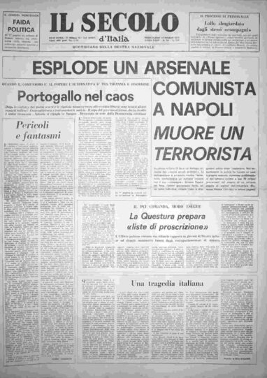 mercoledì 12 marzo 1975