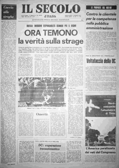 mercoledì 9 aprile 1975