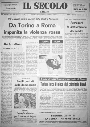 venerdì 11 aprile 1975