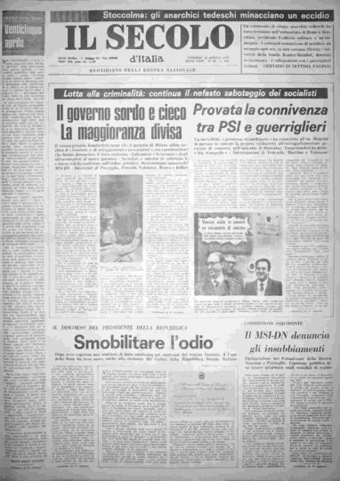 venerdì 25 aprile 1975