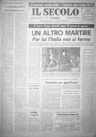 mercoledì 30 aprile 1975