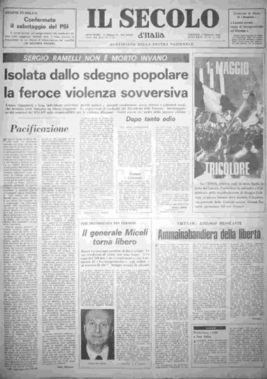 giovedì 1 maggio 1975