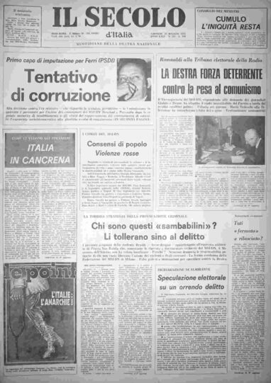 giovedì 29 maggio 1975