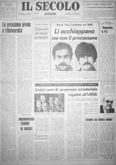 martedì 15 luglio 1975
