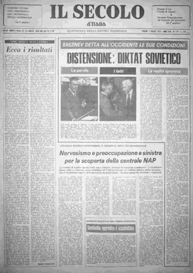 venerdì 1 agosto 1975