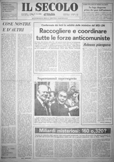 domenica 3 agosto 1975