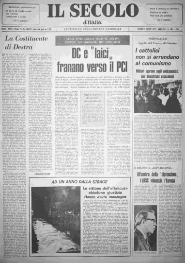 martedì 5 agosto 1975