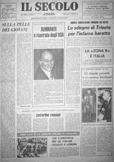 martedì 30 settembre 1975
