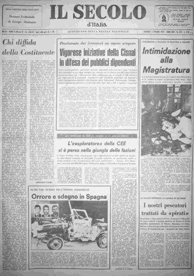 martedì 7 ottobre 1975