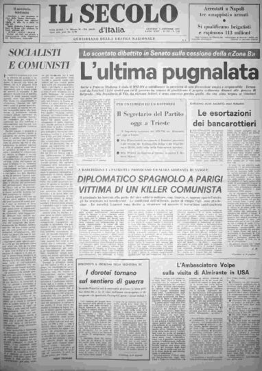 giovedì 9 ottobre 1975