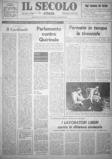 mercoledì 22 ottobre 1975