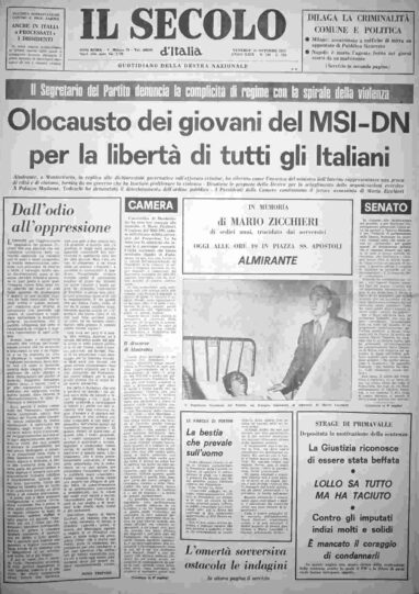 venerdì 31 ottobre 1975