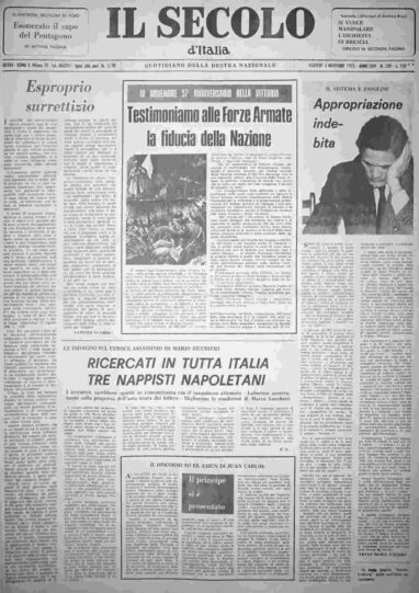 martedì 4 novembre 1975