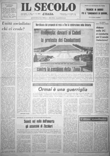 mercoledì 5 novembre 1975