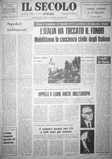domenica 16 novembre 1975