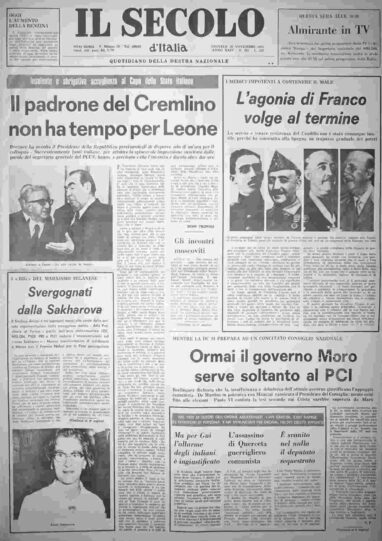 giovedì 20 novembre 1975