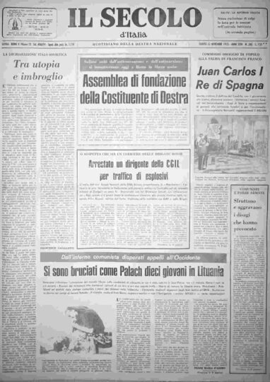 sabato 22 novembre 1975