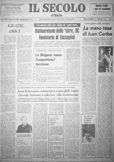 sabato 29 novembre 1975