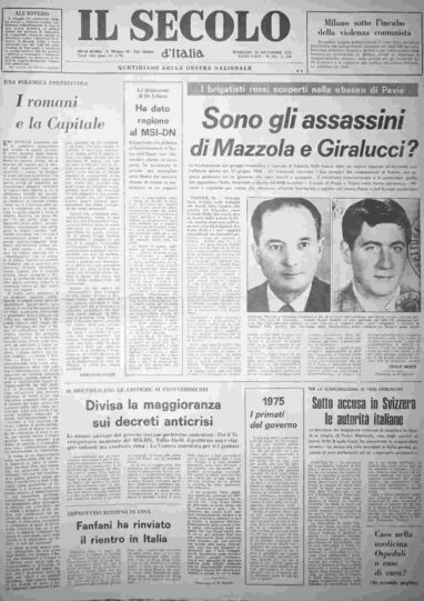 martedì 30 dicembre 1975